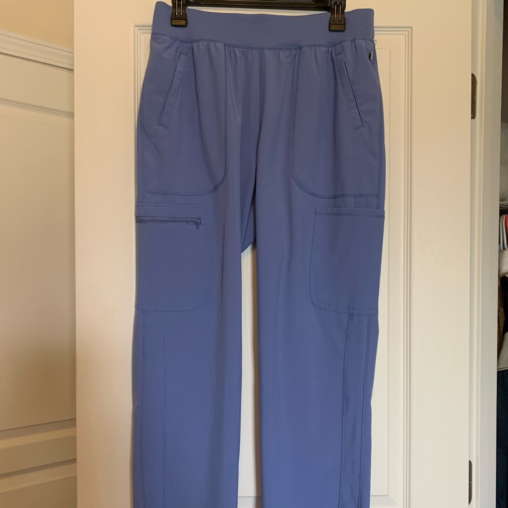 Cherokee ceil blue scrub pants